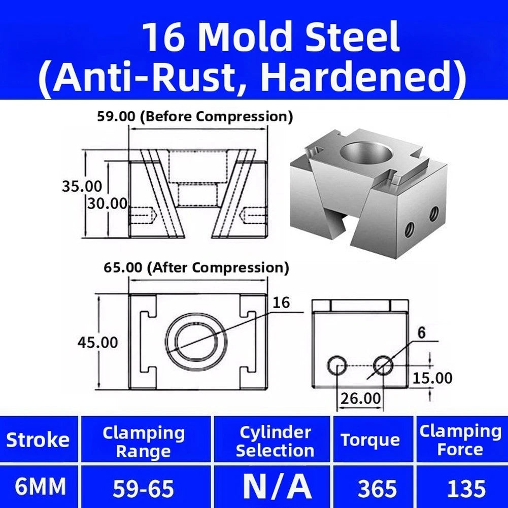 Double Sided Fixture Vise for CNC Lathe and Mill Use