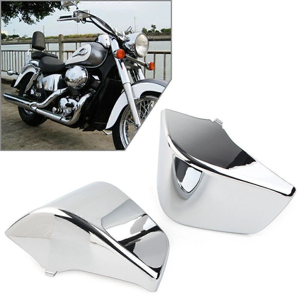 Battery Covers for Honda Shadow ACE VT400 VT750 (1997–2003) Stretched Side