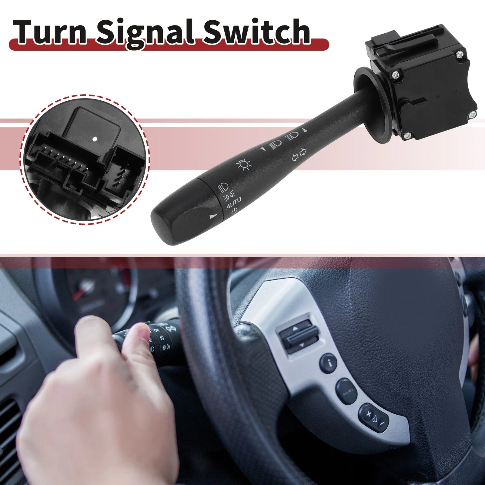 Steering Column Turn Signal Switch Lever for Chevrolet Malibu (2004–2012)