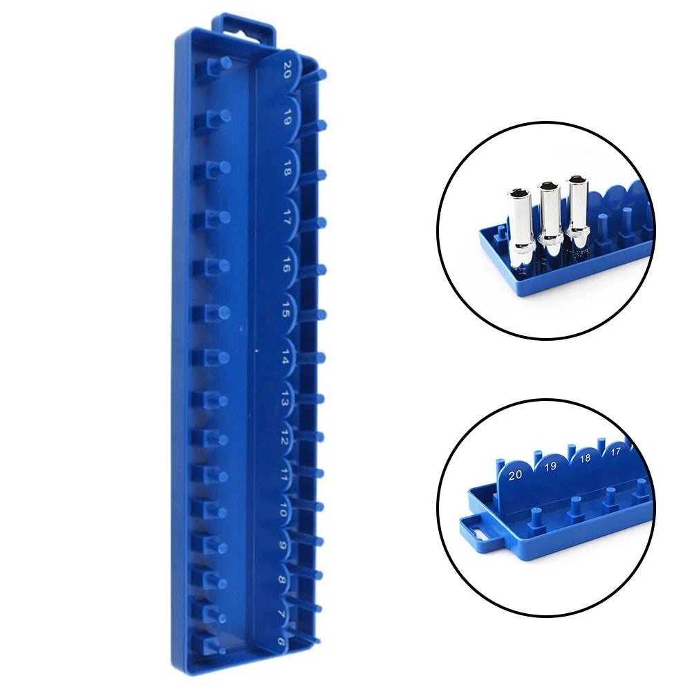 Socket Storage Organizer for Garage Workshop (Metric)