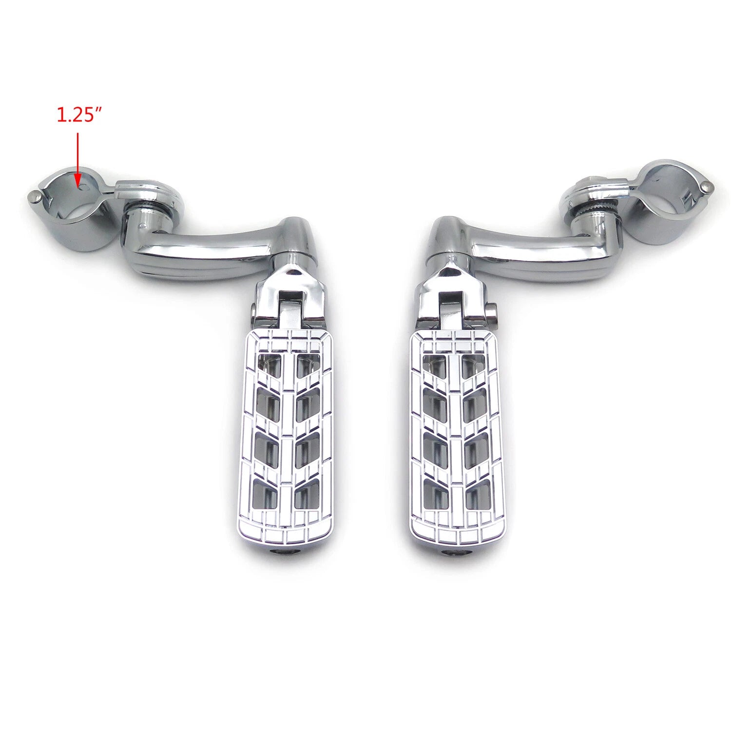 Chrome Dominator CNC FootPeg 1.25" for Harley Softail