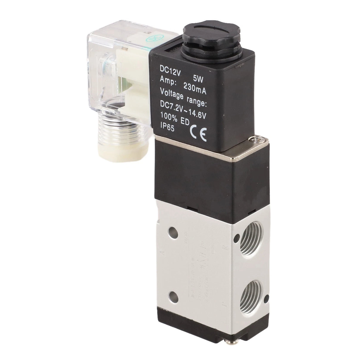 3-Way Pneumatic Electric Solenoid Valve for DC12V (3V210-08)