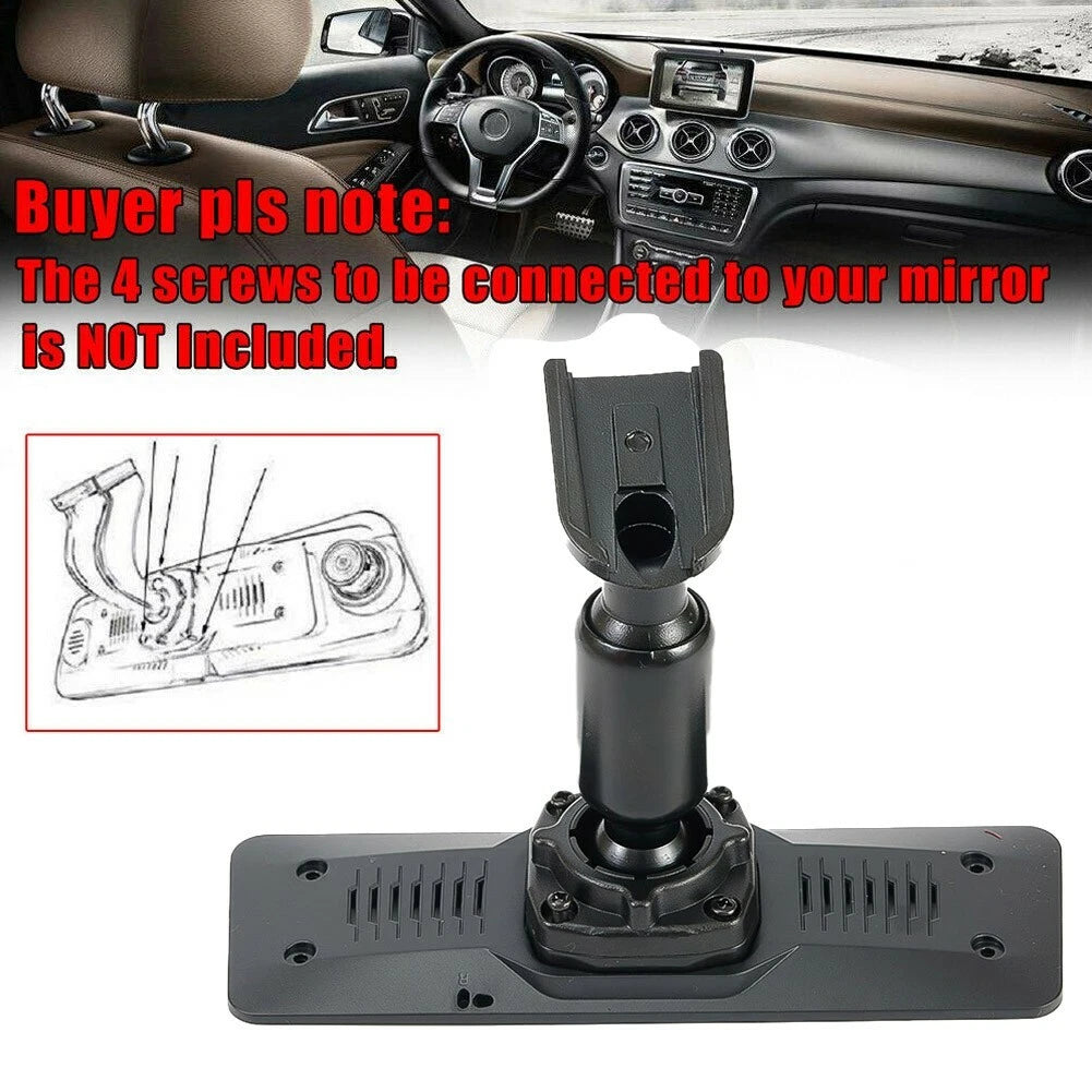 Mirror Back Plate for + Bracket Black Replacement