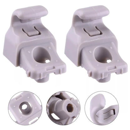 2X Visor Bracket Clamps for Tesla Model 3 (2017–2023) - Grey
