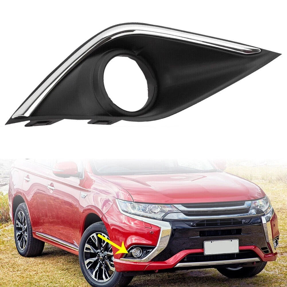Lamp Frame Cover for Car Truck Driving Lights (1Pc, Black/Chrome)