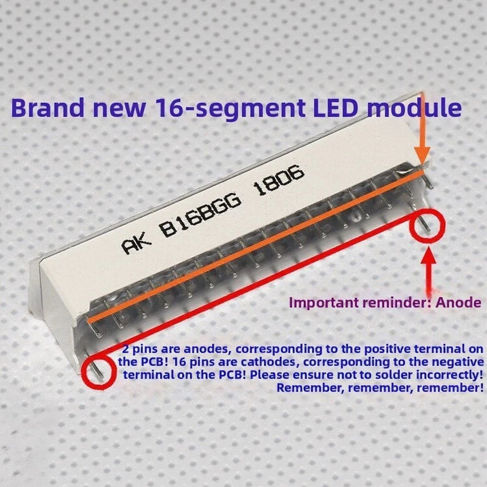 32-Segment Audio Level Indicator PCB with Adjustable Settings