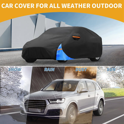 Car Cover Waterproof All Weather for Tesla Model Y (2020–2024) 210D-PU