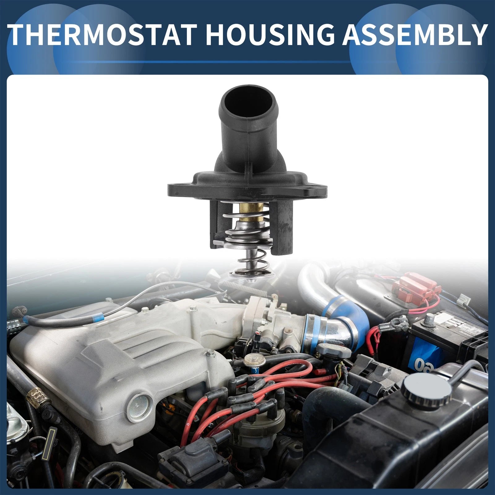Engine Coolant Thermostat Housing Assembly for Honda Civic (2006–2021)