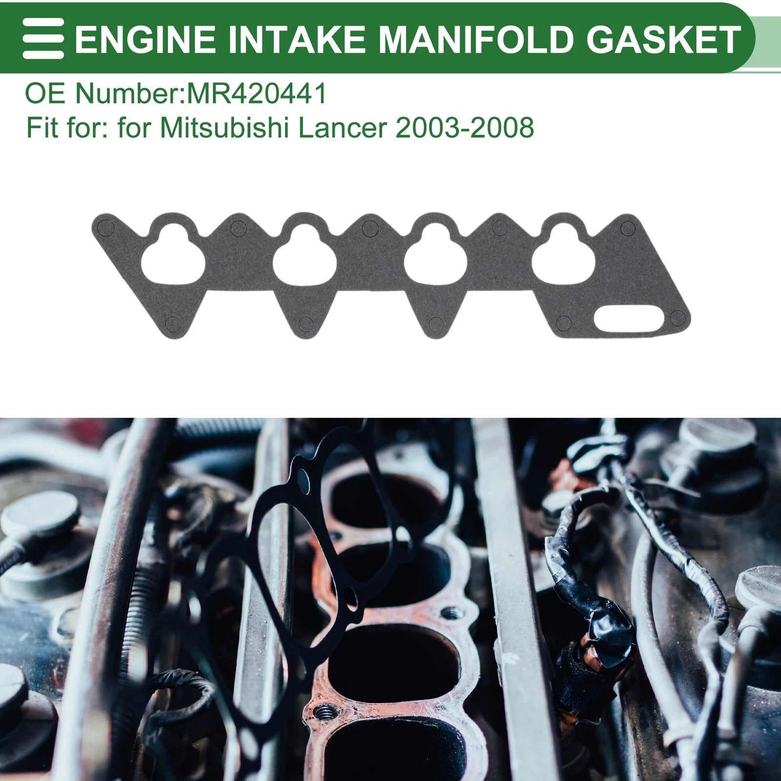 Engine Intake Manifold Gasket Replacement for Mitsubishi Lancer (2003–2008)
