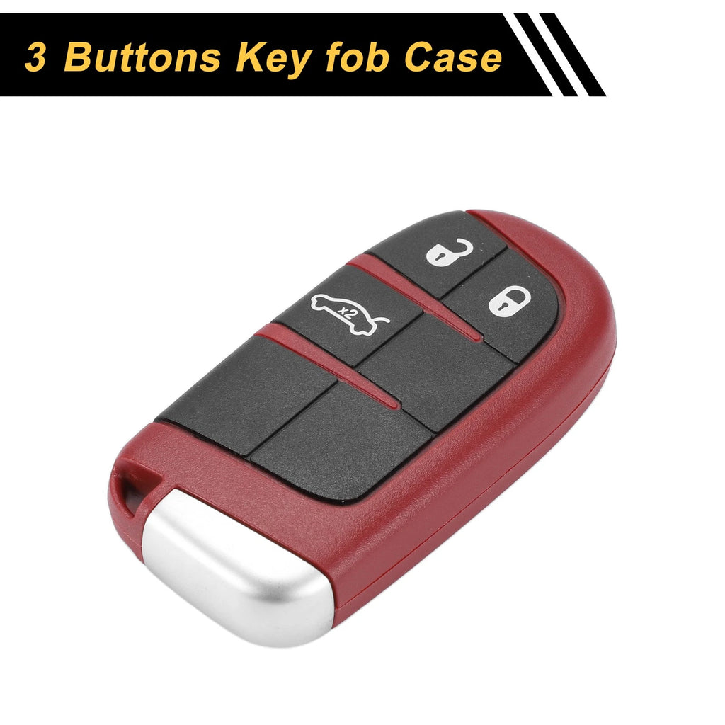 3 Button Key Fob Shell Case Replacement for Dodge Charger (2017–2019)