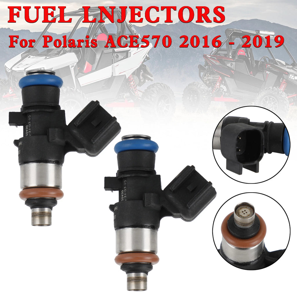 2X Fuel Injectors for Polaris Ranger Crew 570 900 XP (2014–2019) 0280158258 2521068
