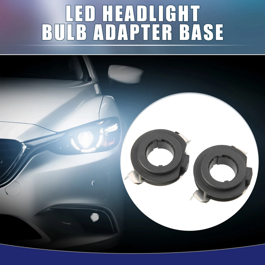 H7 LED Headlight Adapter Clip Holder for BMW E60 E61 ML450 (2 Pack)