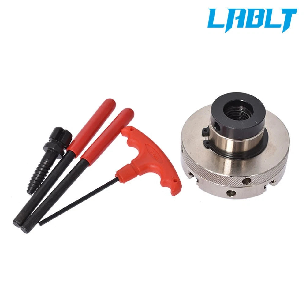 4-Inch Self-Centering Lathe Chuck for (100mm, 1"×8TPI)