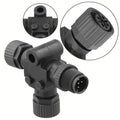 NMEA 2000 T Splitter Connector for Marine Use (Waterproof Plastic Brass)