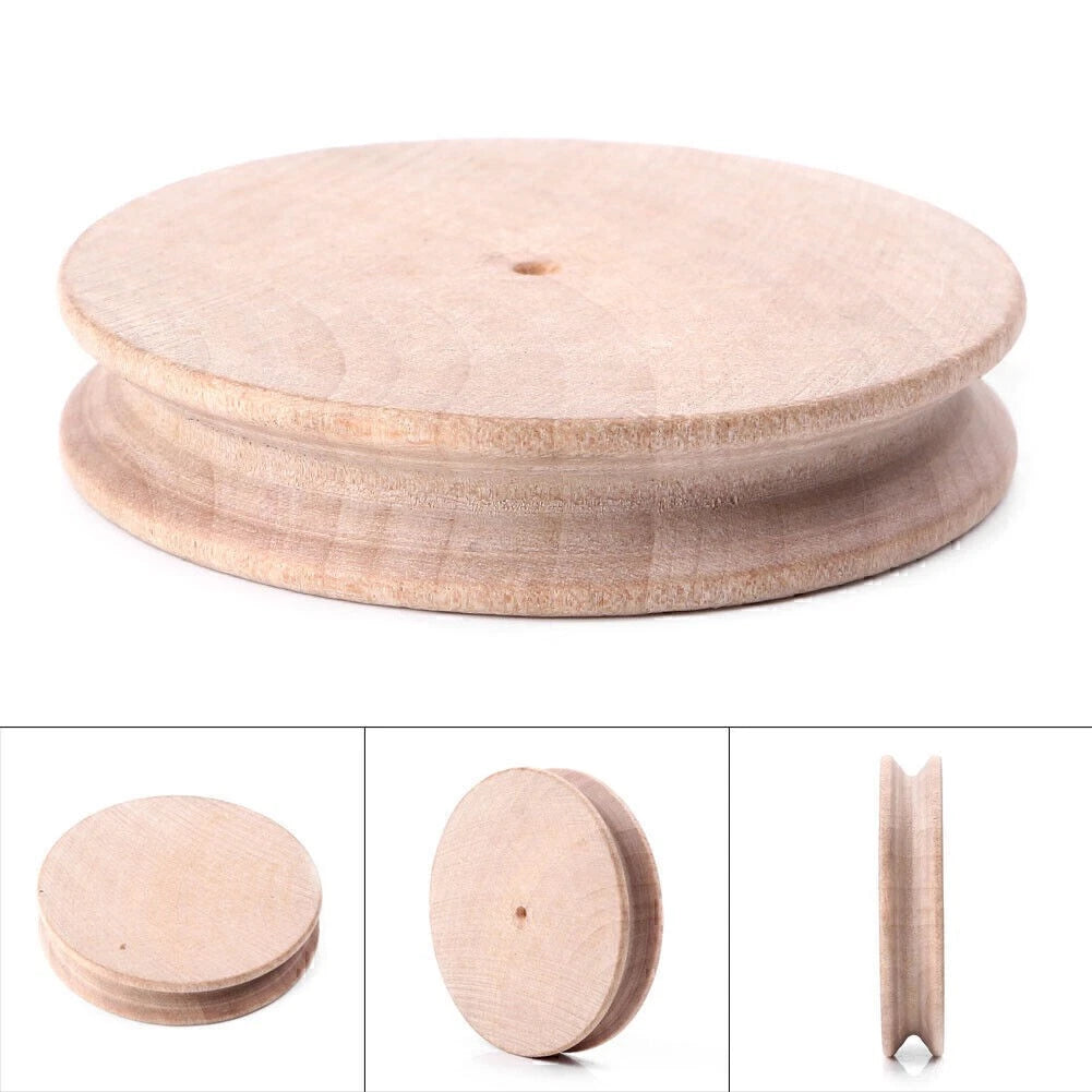 1PC Burnisher Leather Craft Edge Round Shape Wood Slicker New Leathercraft Tool