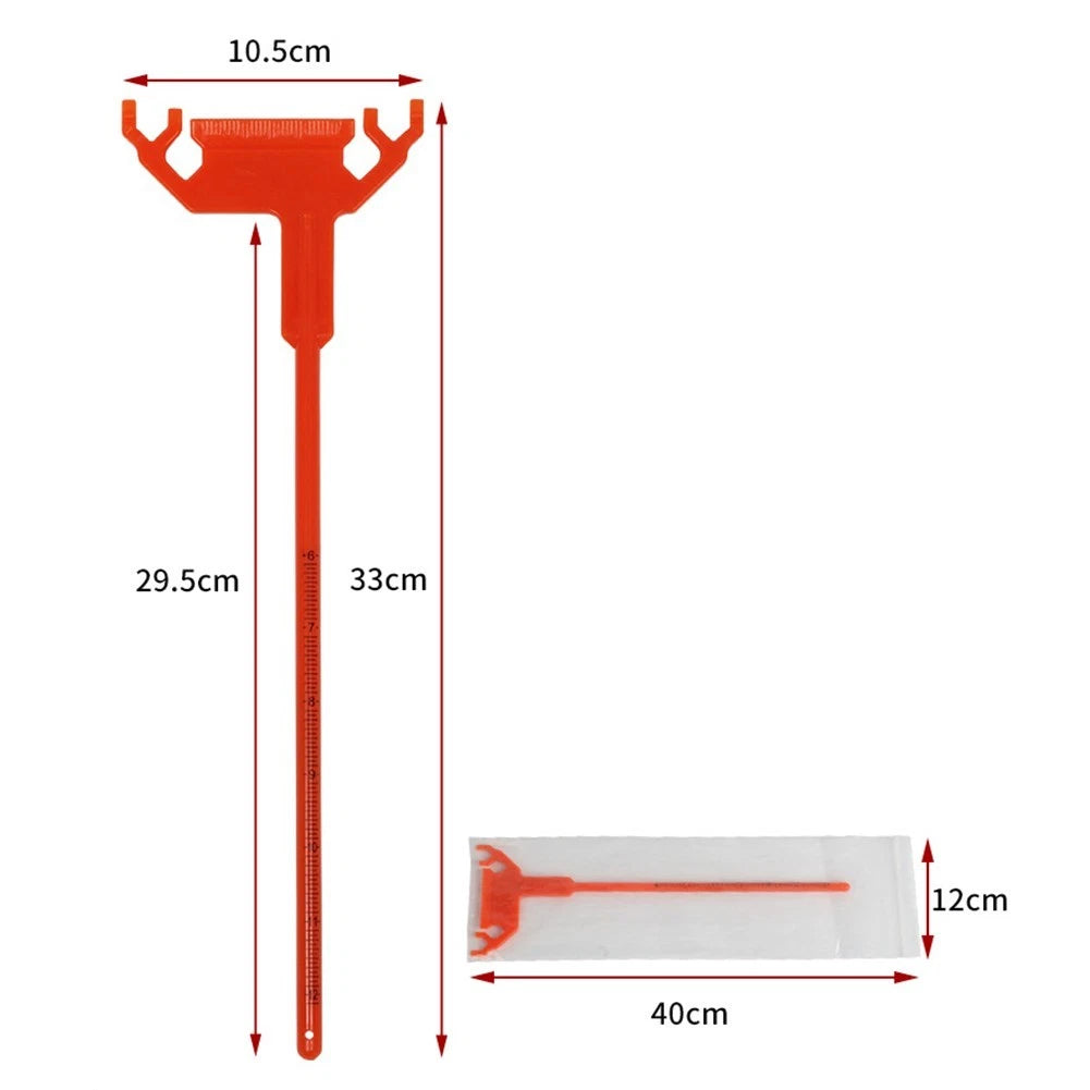 Dual Sided Bow Ruler for Recurve Bows (ABS Plastic)