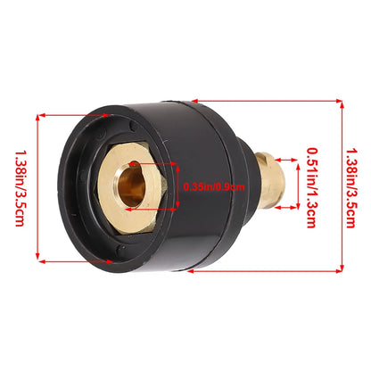 Connector Adapter for TIG Torch WP-17V, WP-26V (10-50)