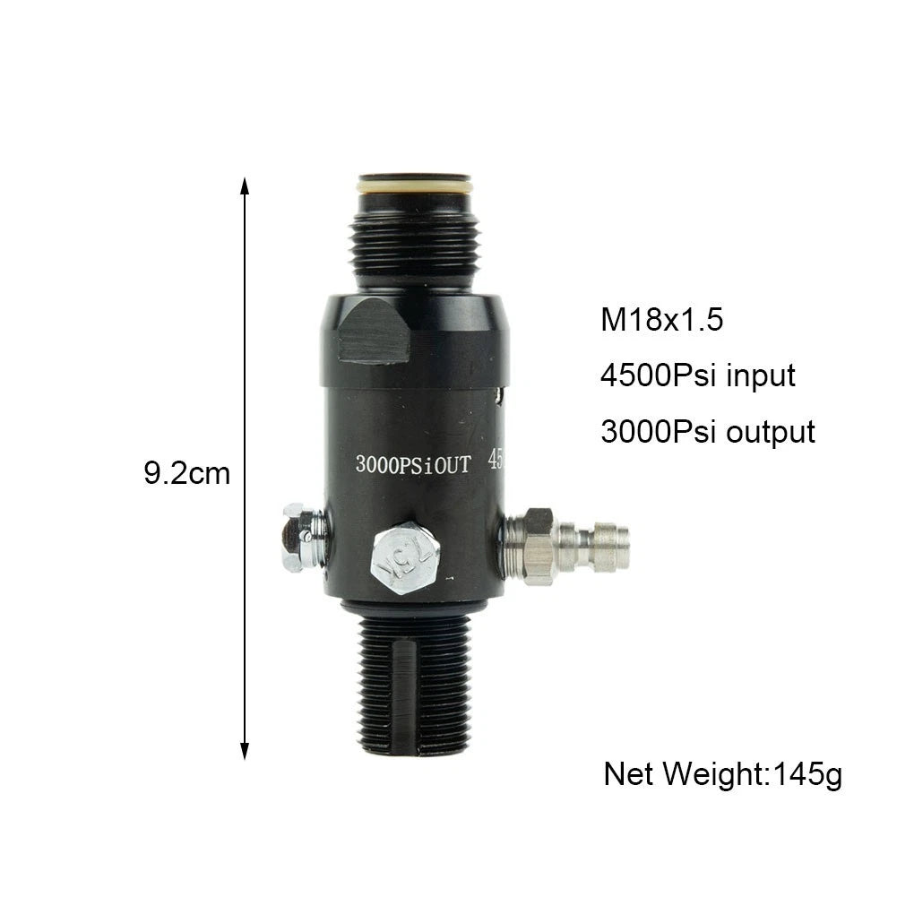 HPA Output 3000Psi Threaded Valve Regulator for Performance Vehicles