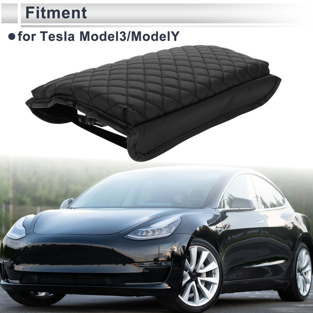 Center Console Cover for Tesla Model 3/Model Y (2017–2023) Black 1 Pc