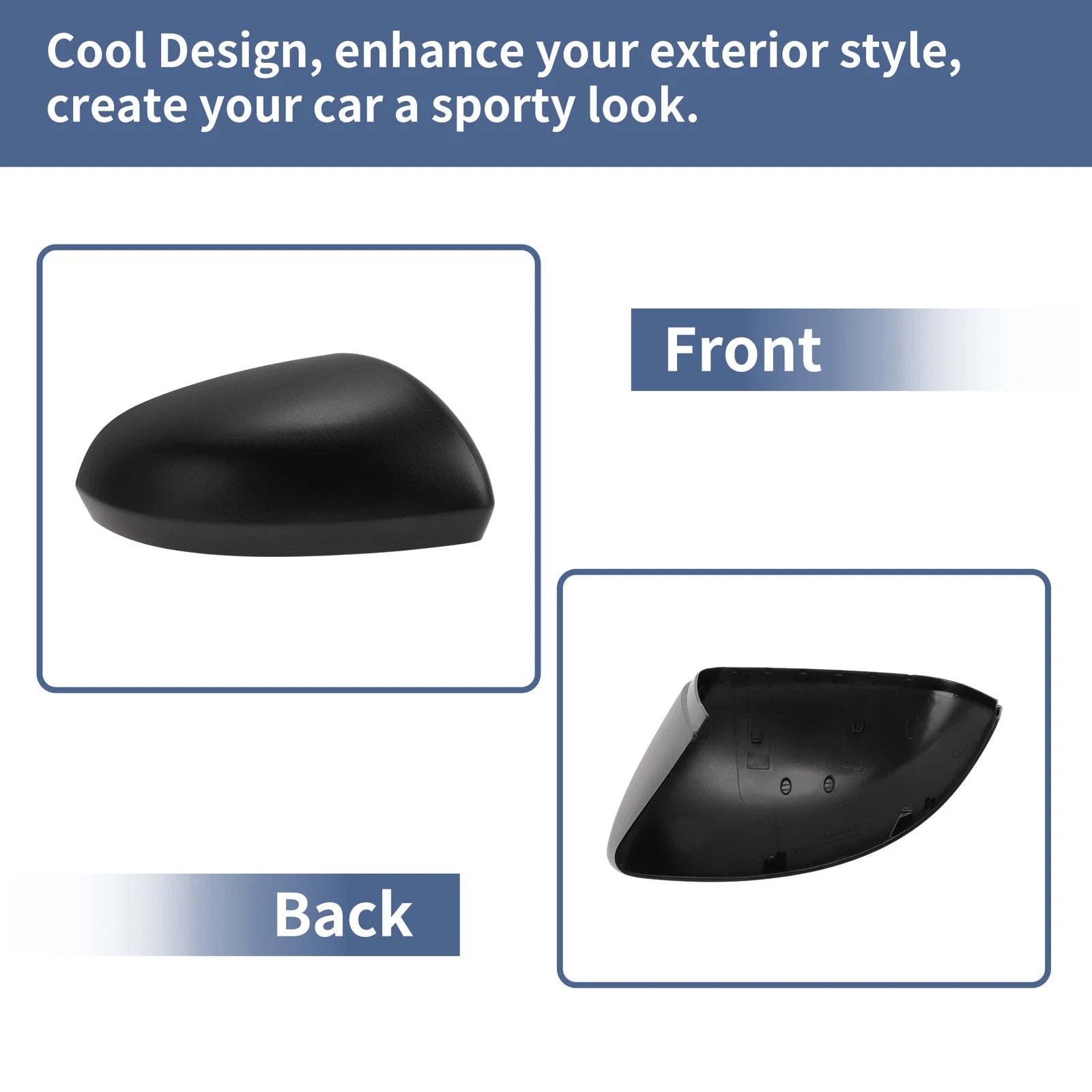 Right Side Mirror Cover Cap for Renault Duster (2018–2021)