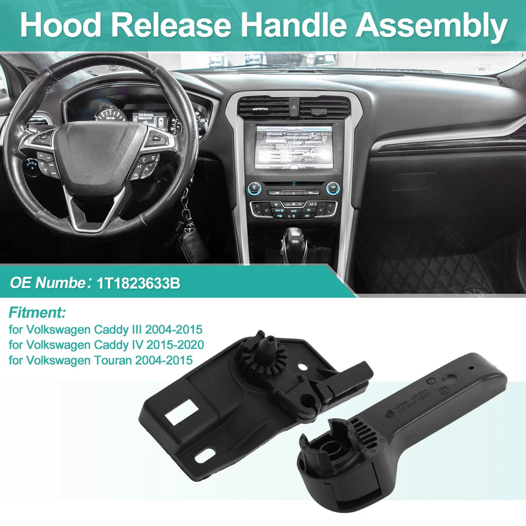 Hood Latch Release Handle for Volkswagen Caddy III (2004–2015)