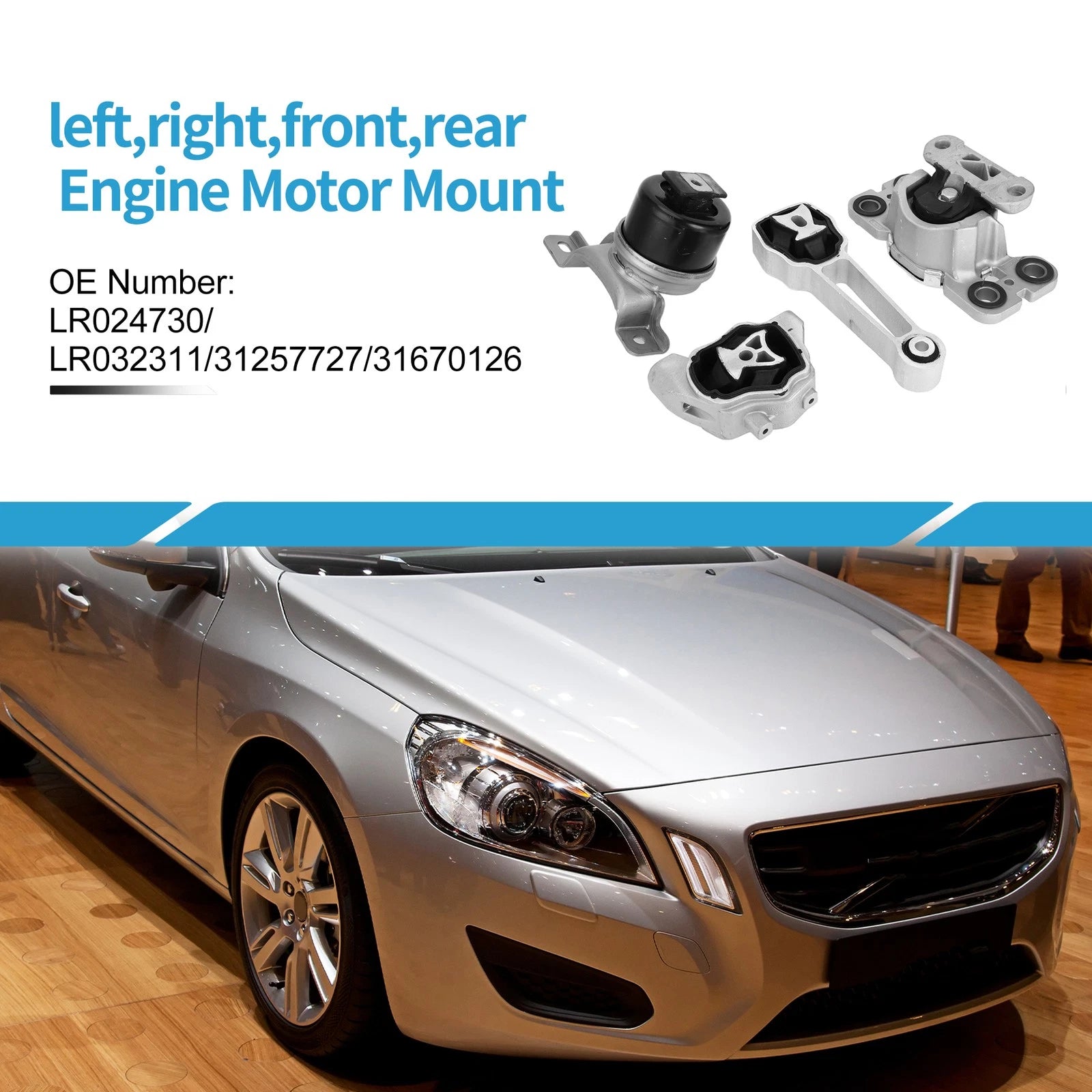 Engine Motor Mount for Volvo XC60 XC70 (2010–2016)