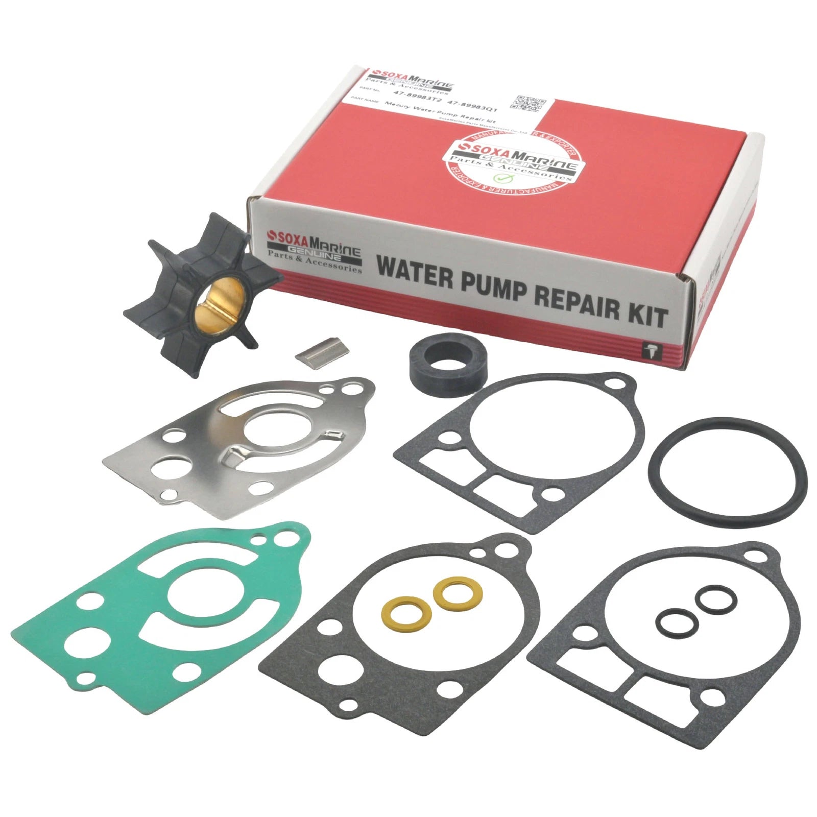Water Pump Repair Service Kit for Mercury Mariner Outboard