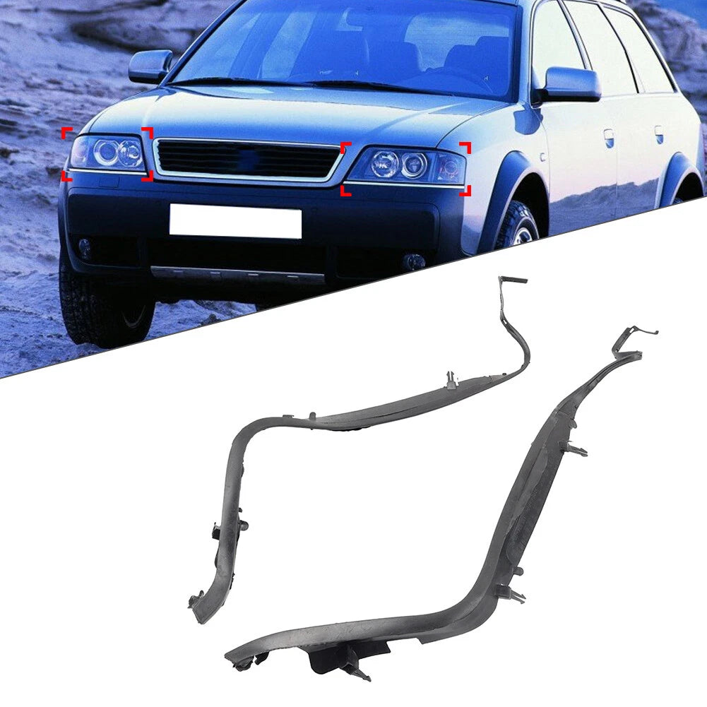Set of Headlight Seal Strips for Audi A6 C5 Facelift (2002–2005) 4B0941191A 4B0941192A