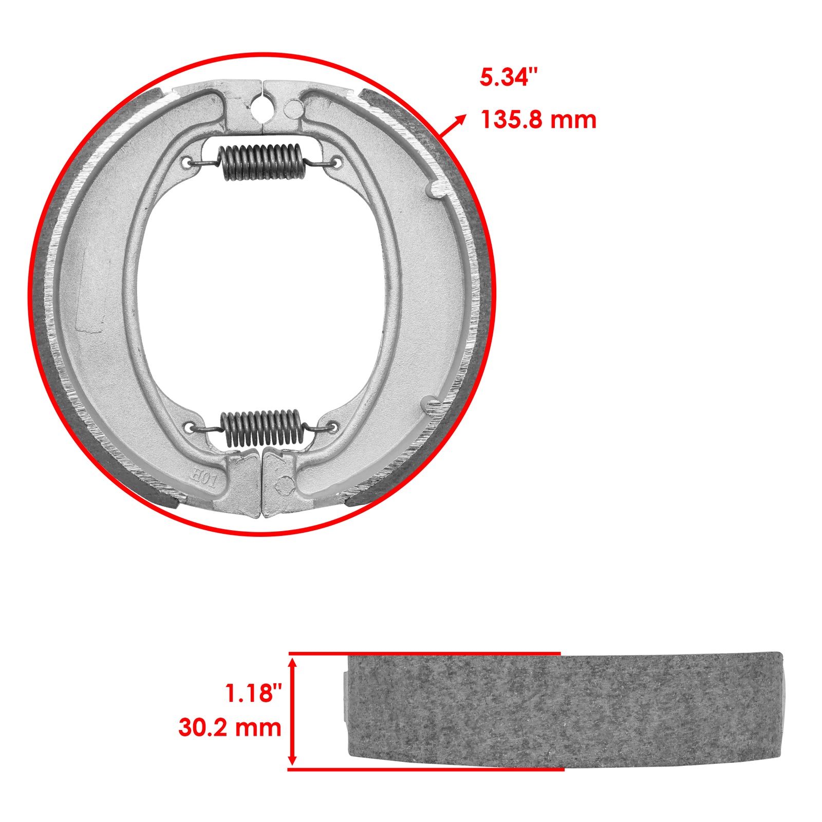 Brake Shoes Replacement for Honda (2013–2022)