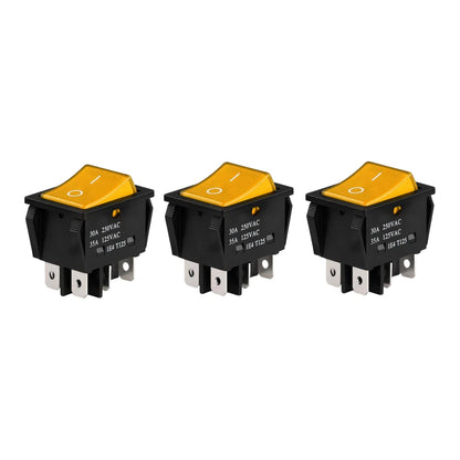 KCD4 30A Industrial Switch with LED Indicator for Motorcycle (Audio Use)