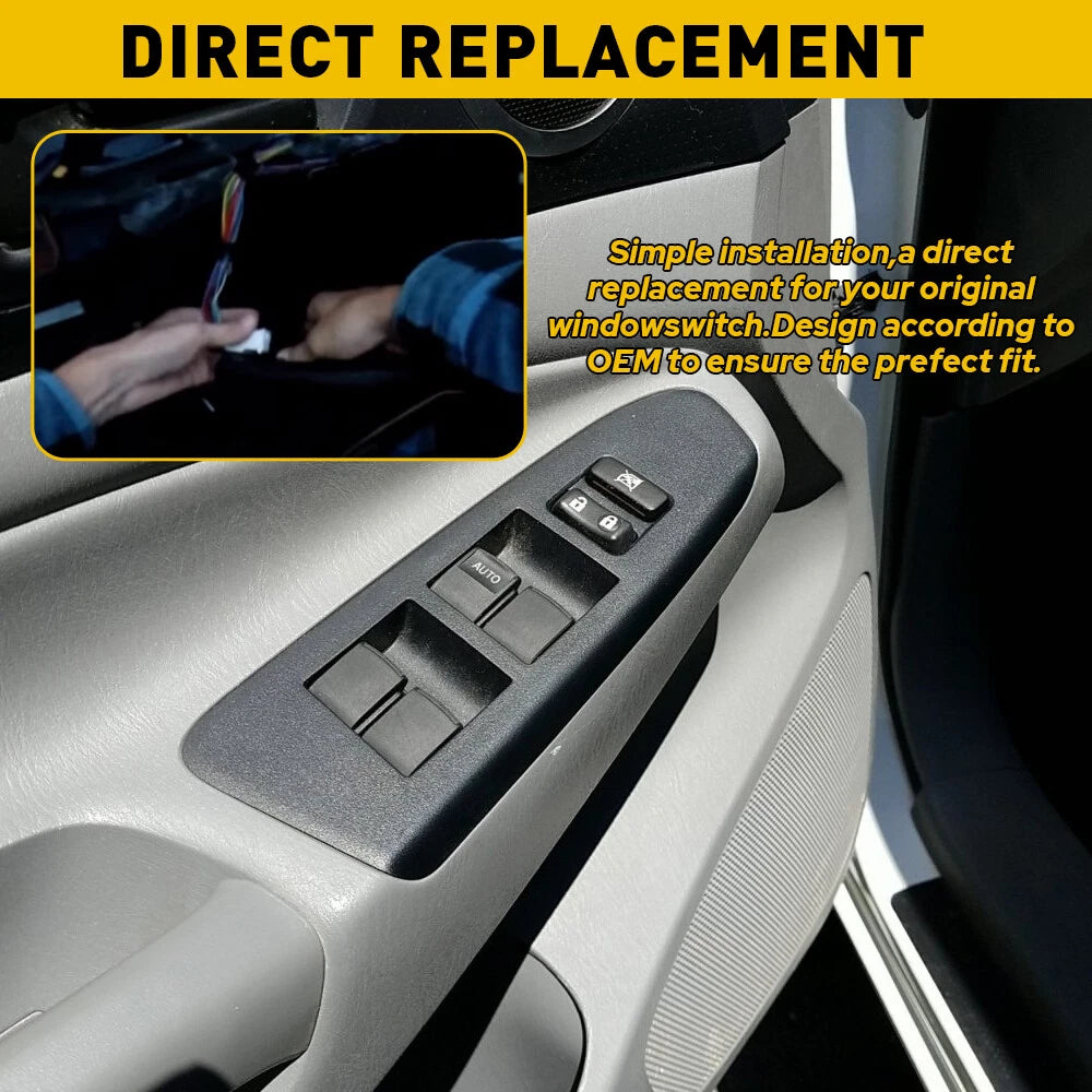 Power Window Master Control Switch for Toyota RAV4 Camry Corolla (84820-06100)