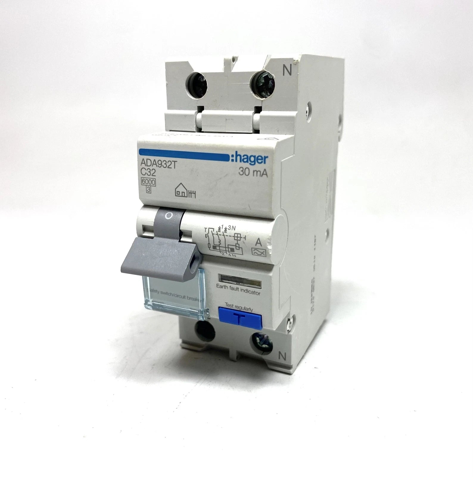 2 Pole C32 Circuit Breaker Switch for Hager ADA932T (240V)