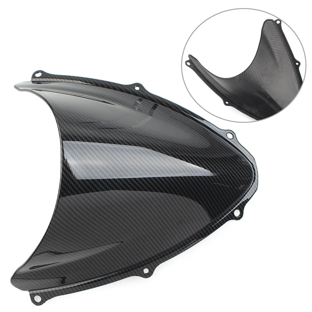 ABS Windshield Shield For Suzuki GSXR600 GSXR750 K6 2006-2007 Carbon Fiber Black