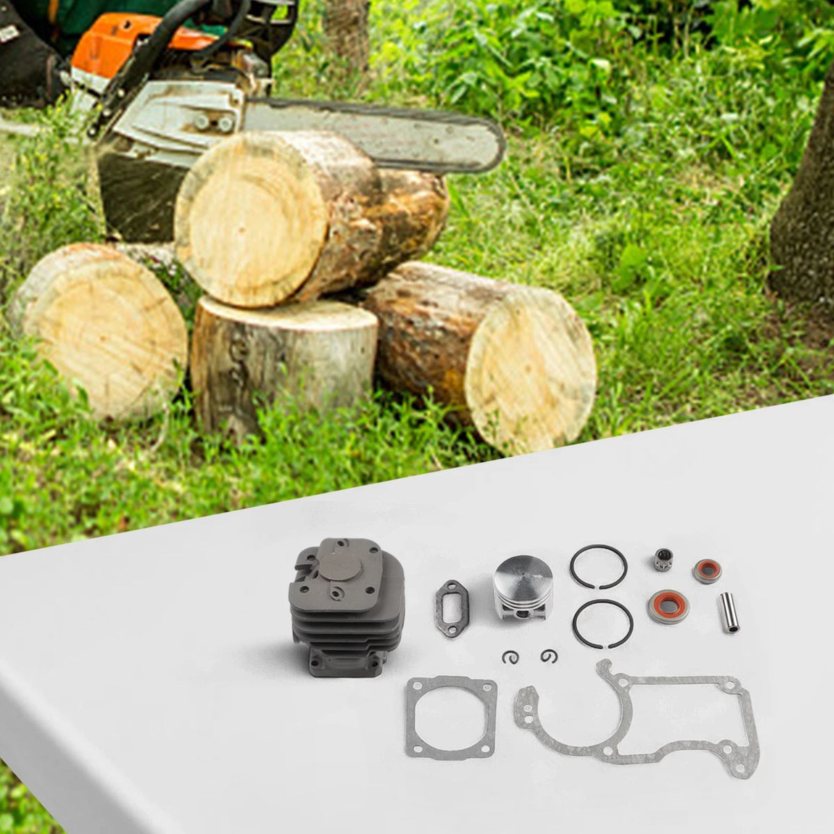 Piston Cylinder Gaskets Kit for Ms240 024 024AV Chainsaw