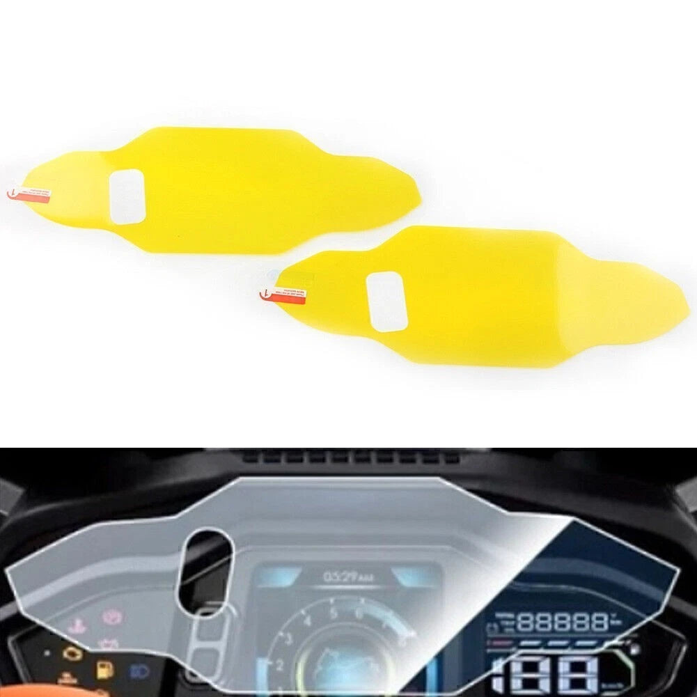 2X Speedometer Screen Film Scratch Protector Sticker for SYM MAXSYM TL500 (2016–2023)