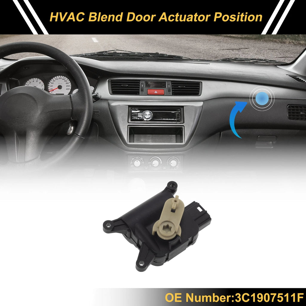 HVAC Heater Blend Door Actuator Replacement for Volkswagen Passat (2009–2012)