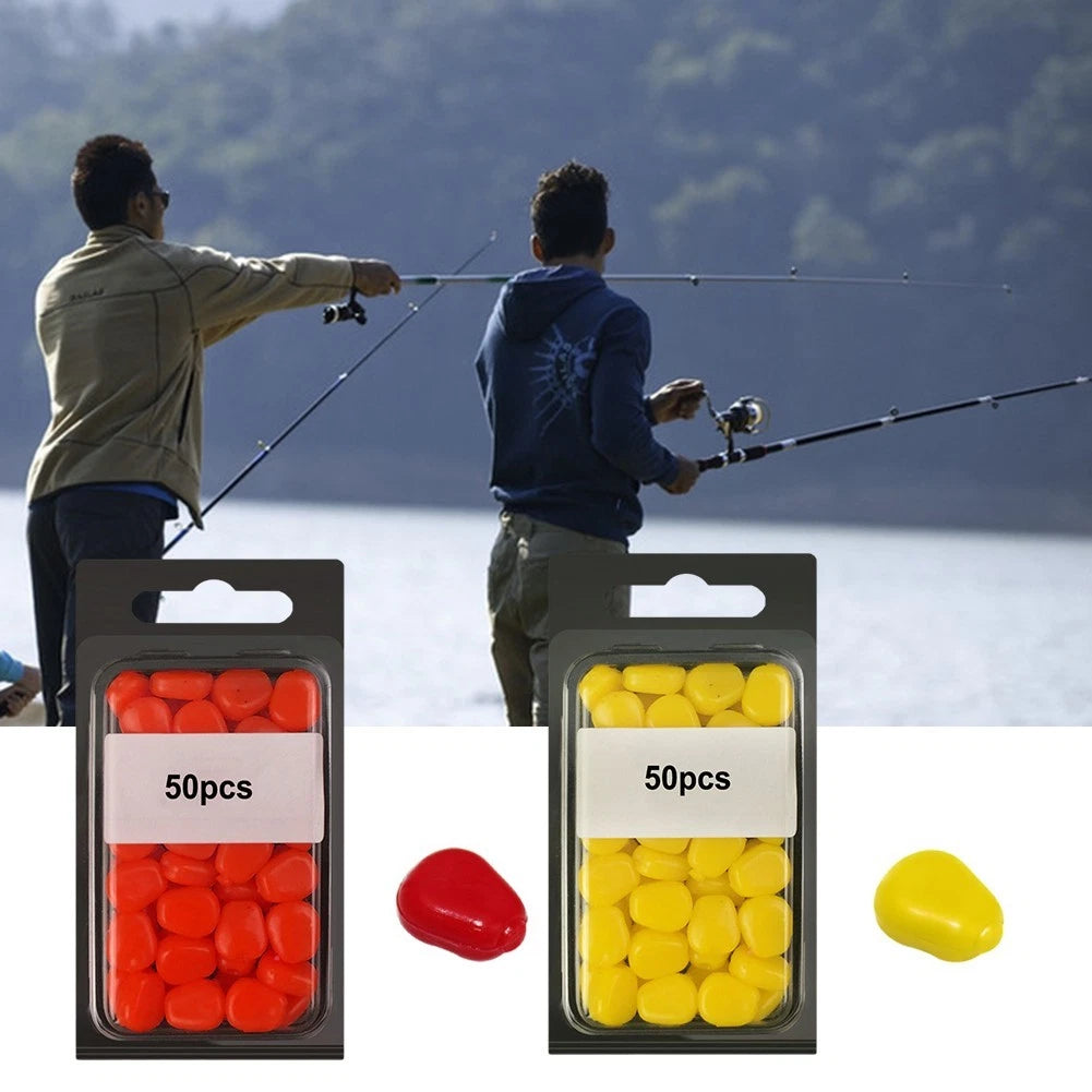50Pcs PVC Soft Corn Fishing Lures for Enhanced Fish Luring Effect