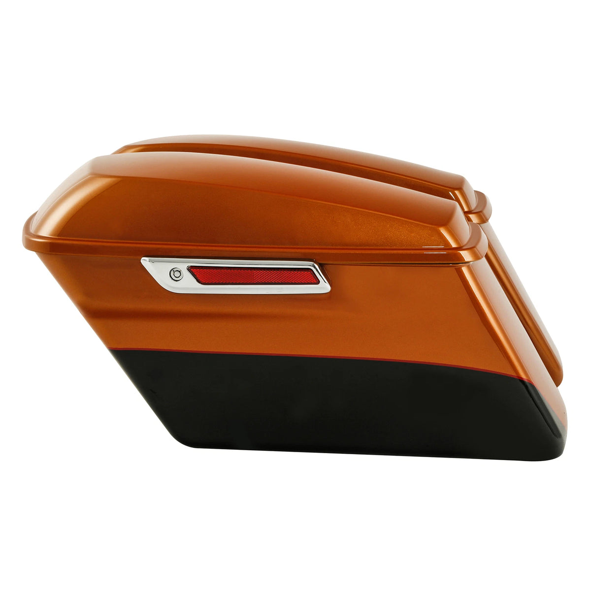 Hard Saddlebags for Harley Electra Glide (2014–2023) Amber Whiskey/Vivid Black