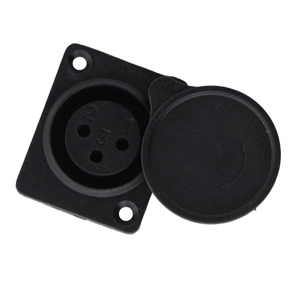 XLR 3-Pin Female Socket Connector for Automotive Applications
