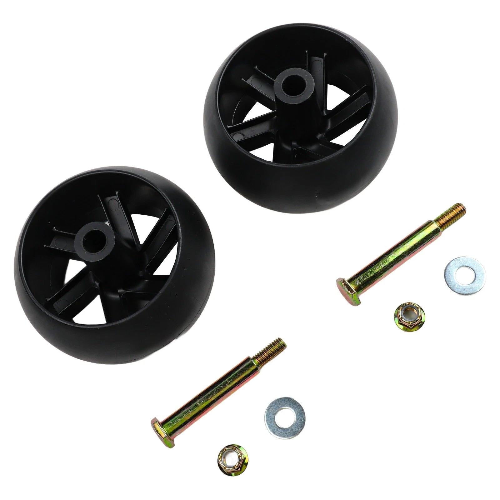 Steel Deck Wheels and Hardware Kit for