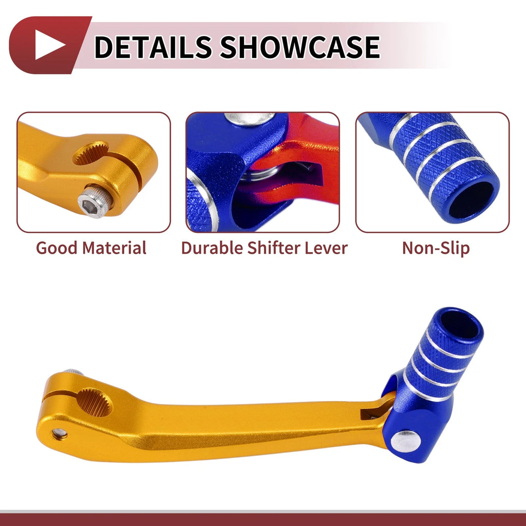 Gear Shift Lever Replacement for Honda CRF150F (2003–2017) Gold Blue