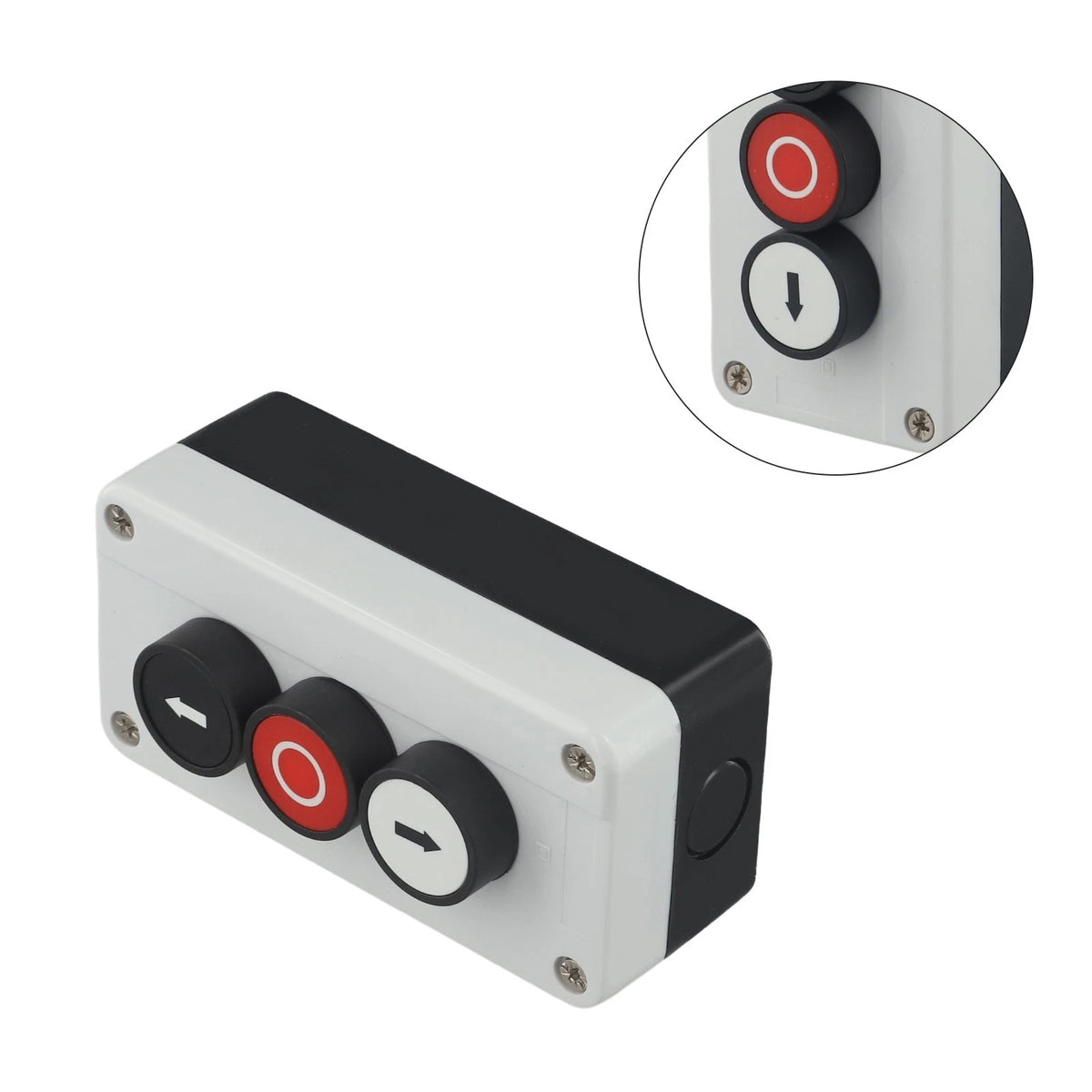 Push Button Switch Control Box with Momentary Reset Function for