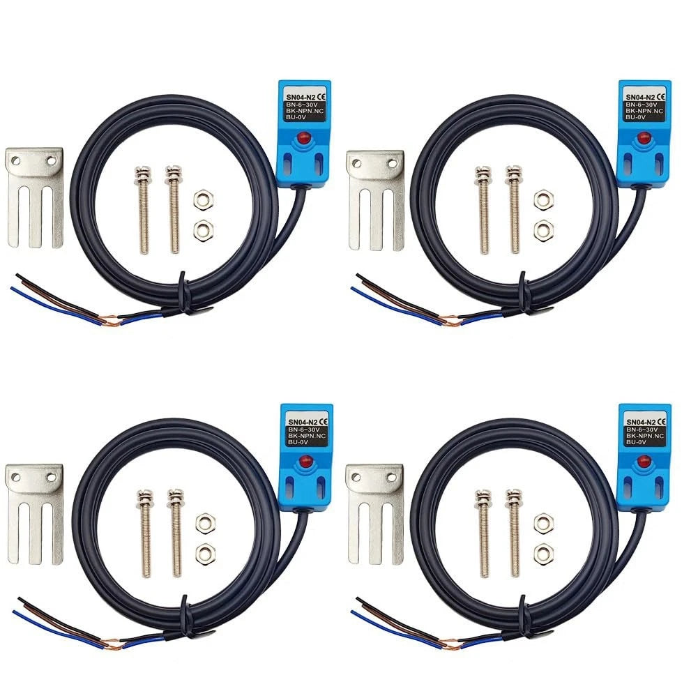 Set of 4 Inductive Sensor Switches NPN for Industrial Machinery
