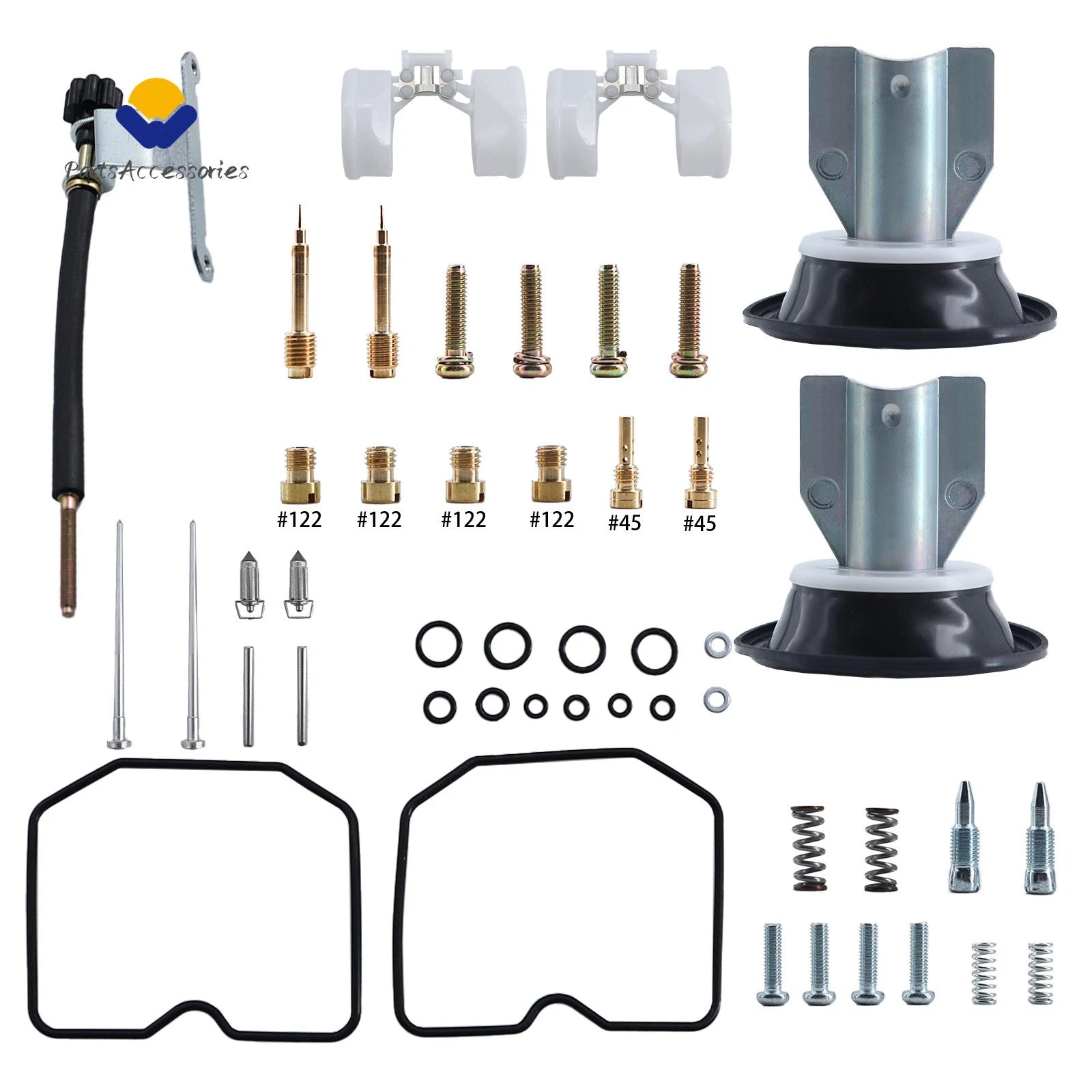 Carburetor Kit Plunger Diaphragm for Kawasaki EN500 Vulcan LTD (1996–2009)