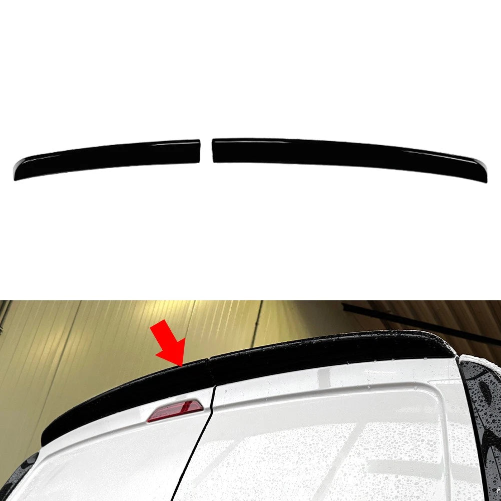Glossy Black Rear Window Roof Spoiler for Volkswagen Caddy MK4 (2020–2023)