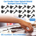 Fender Liner Splash Shield Screw Kit for Honda Accord 2006–2007 (20 Pack)