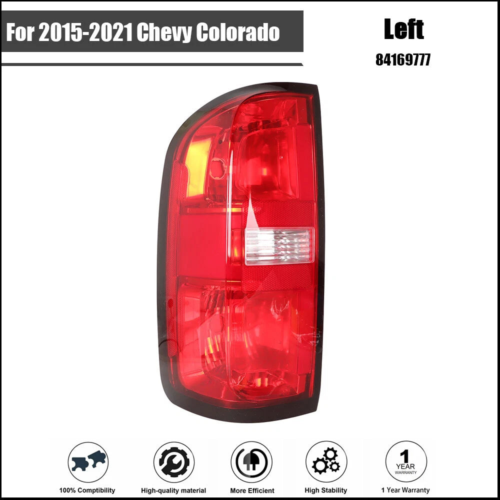 Driver Left Side Rear Tail Light Brake Lamp for Chevy Colorado (2015–2021)