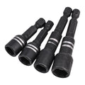 4Pcs Hex Shank Magnetic Socket Nut Driver Set for Automotive