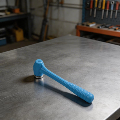 Rubber Hammer with Metal Base for Miniature Model Construction