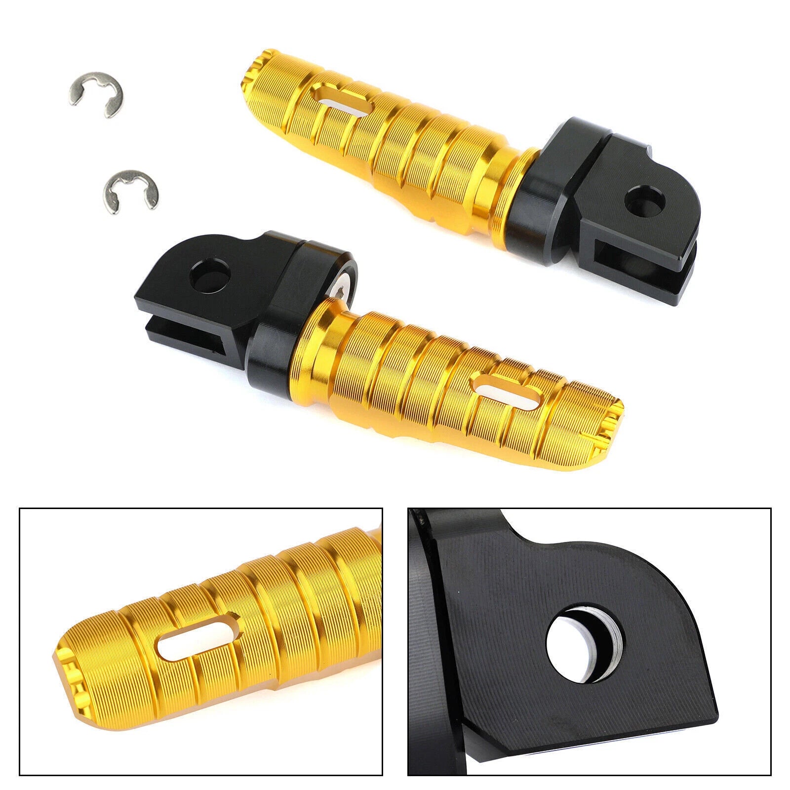 Front Footrests Foot Pegs for Yamaha FZ-07 FZ-09 FJ-09 FZ-10 XSR 700 FZ8 (2013–2020)